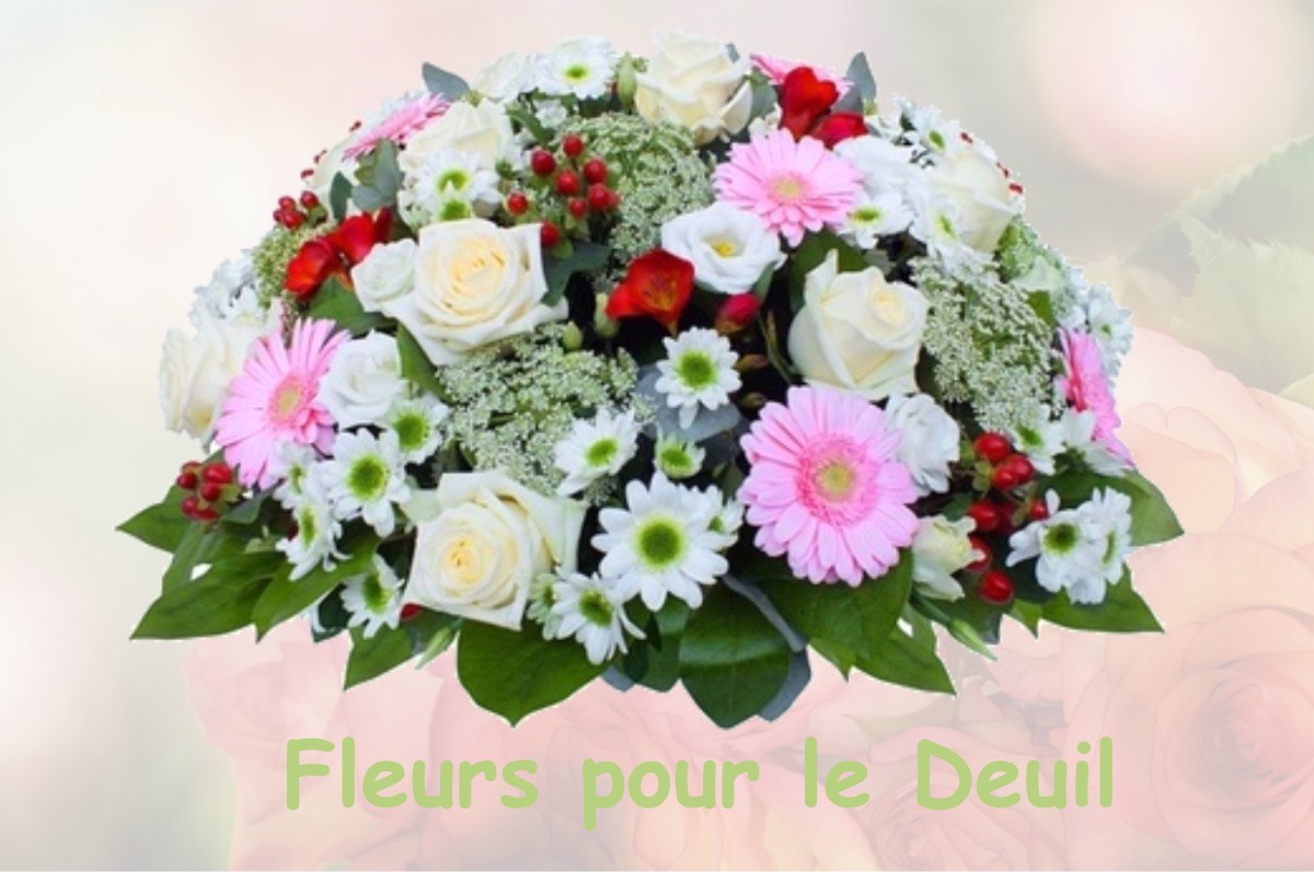 fleurs deuil CHAMPAGNIER